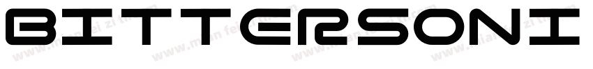 Bittersoni Regular字体转换